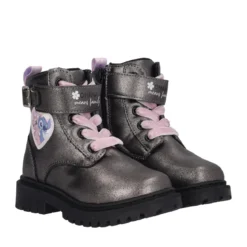 Anfibi Bambina Argento Metallizzato - Stitch