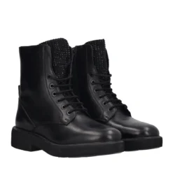 Anfibi Donna Neri in Pelle