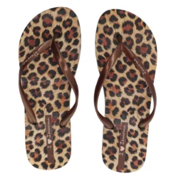 ANIMAL PRINT VII FEM Infradito Donna Beige e Marroni
