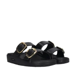 ARCH FIT CAL BREEZE GOLD STAR Ciabatte Donna Nere e Oro