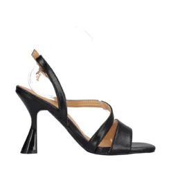 ARETHA Sandali con Tacco Donna Alte 10 cm Nere