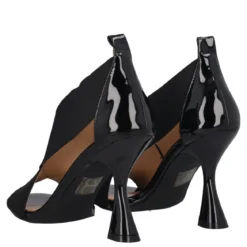 ARETHA Sandali con Tacco Donna Neri Alti 9 cm