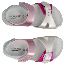 ARIA Sandali Bambina Multicolor Metallizzato