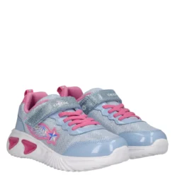 ASSISTER Sneakers Bambina Azzurre e Rosa con Luci