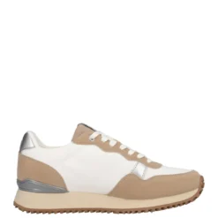 ASTRA 01 Sneakers Donna Beige e Bianche
