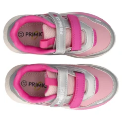 BABY INFINITY LIGHT Sneakers Bambina Rosa e Argento con Luci