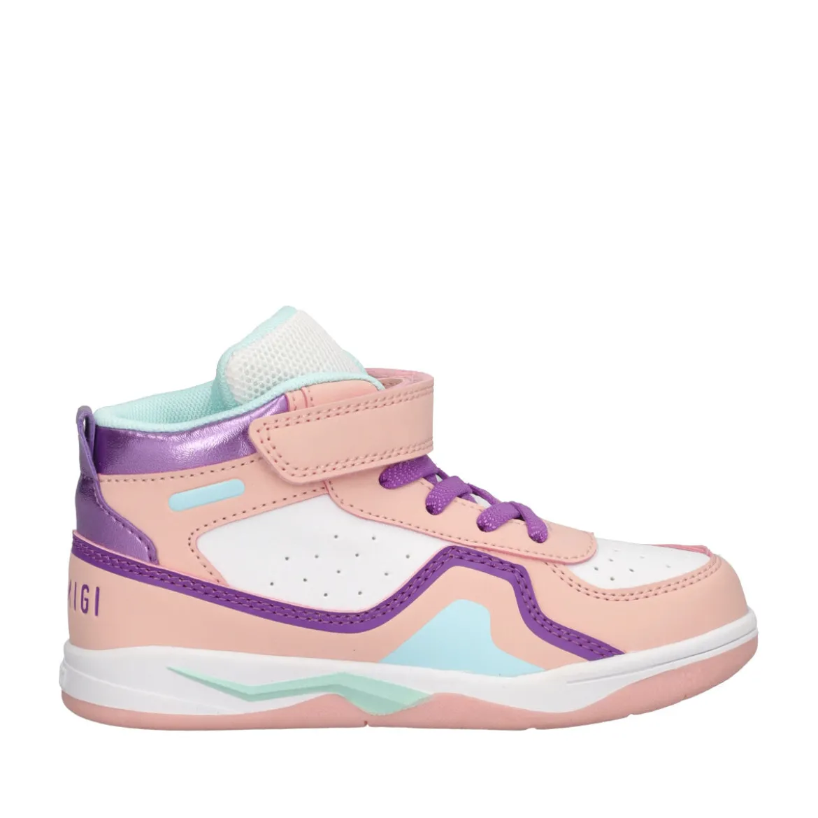 BABY PLAYER Sneakers Alte Bambina Bianche e Rosa