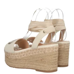 BALI 02 Espadrillas con Zeppa Beige