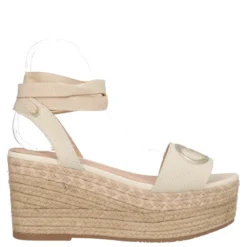 BALI 02 Espadrillas con Zeppa Beige