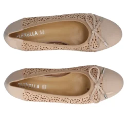 Ballerina con Tacco Donna Beige