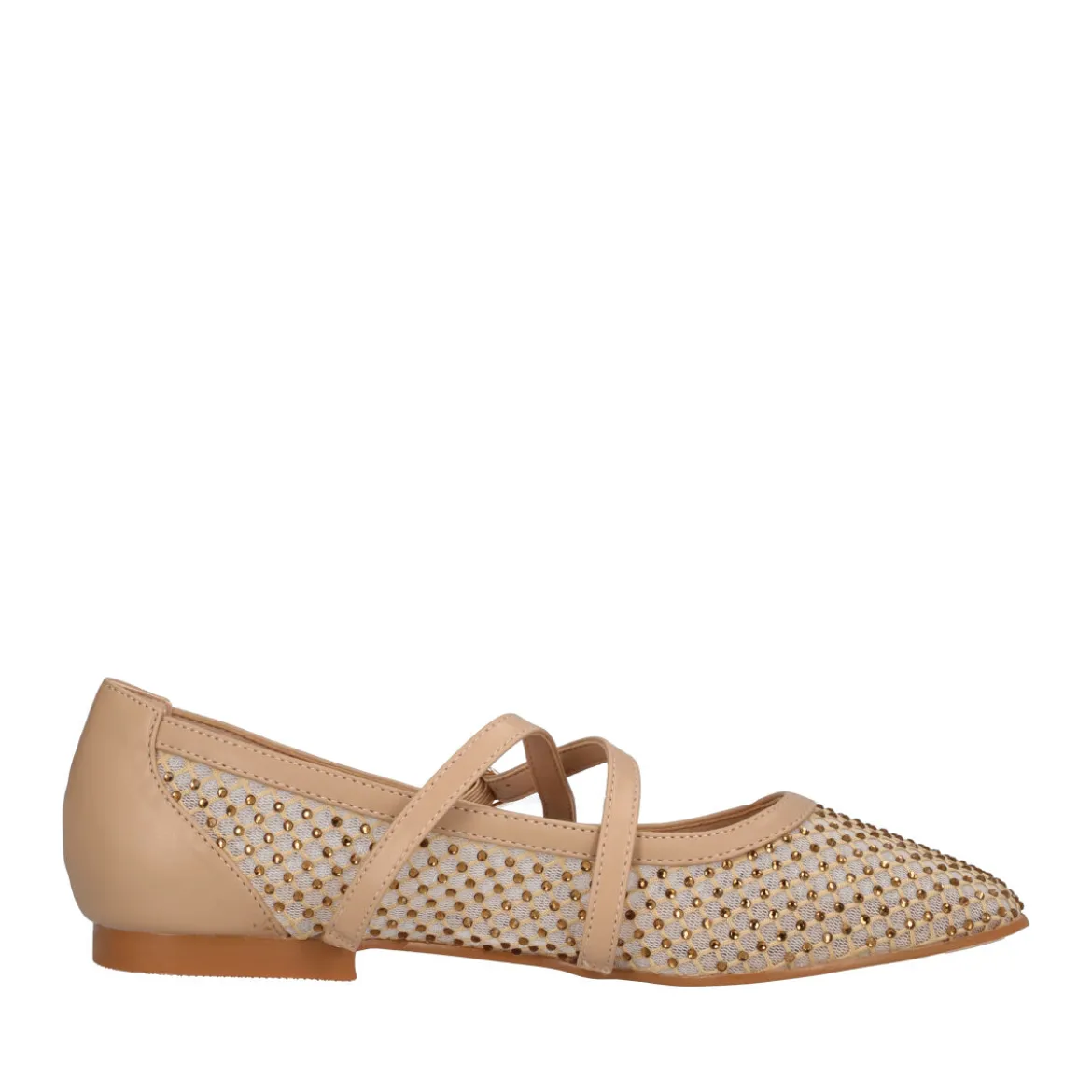 Ballerine Donna beige e Oro
