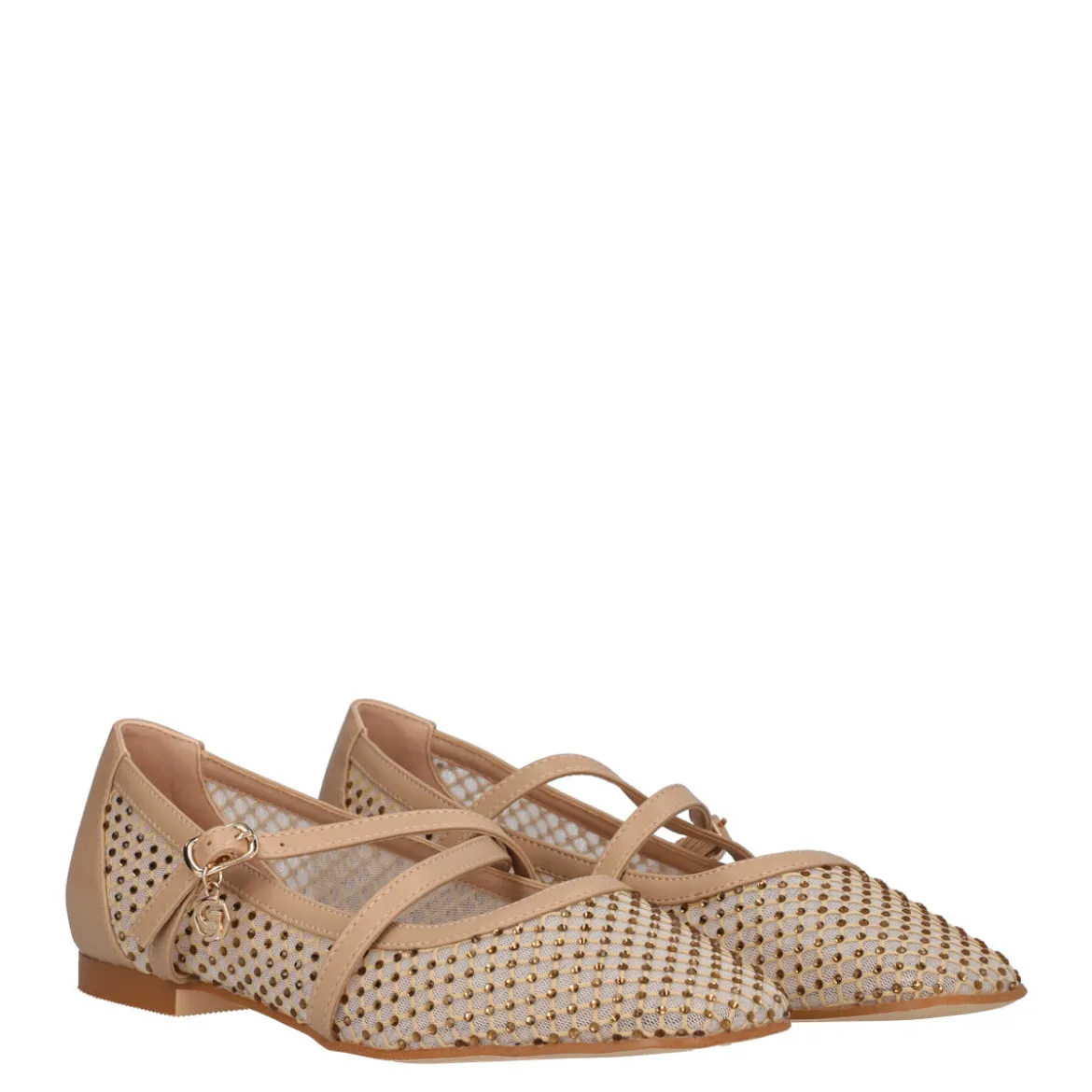 Ballerine Donna beige e Oro