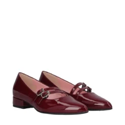 Ballerine Donna Bordeaux in Vernice