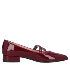 Ballerine Donna Bordeaux in Vernice