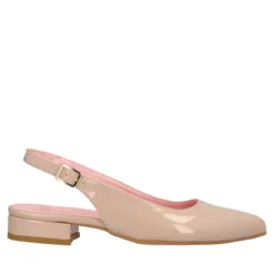 Ballerine in vernice nude