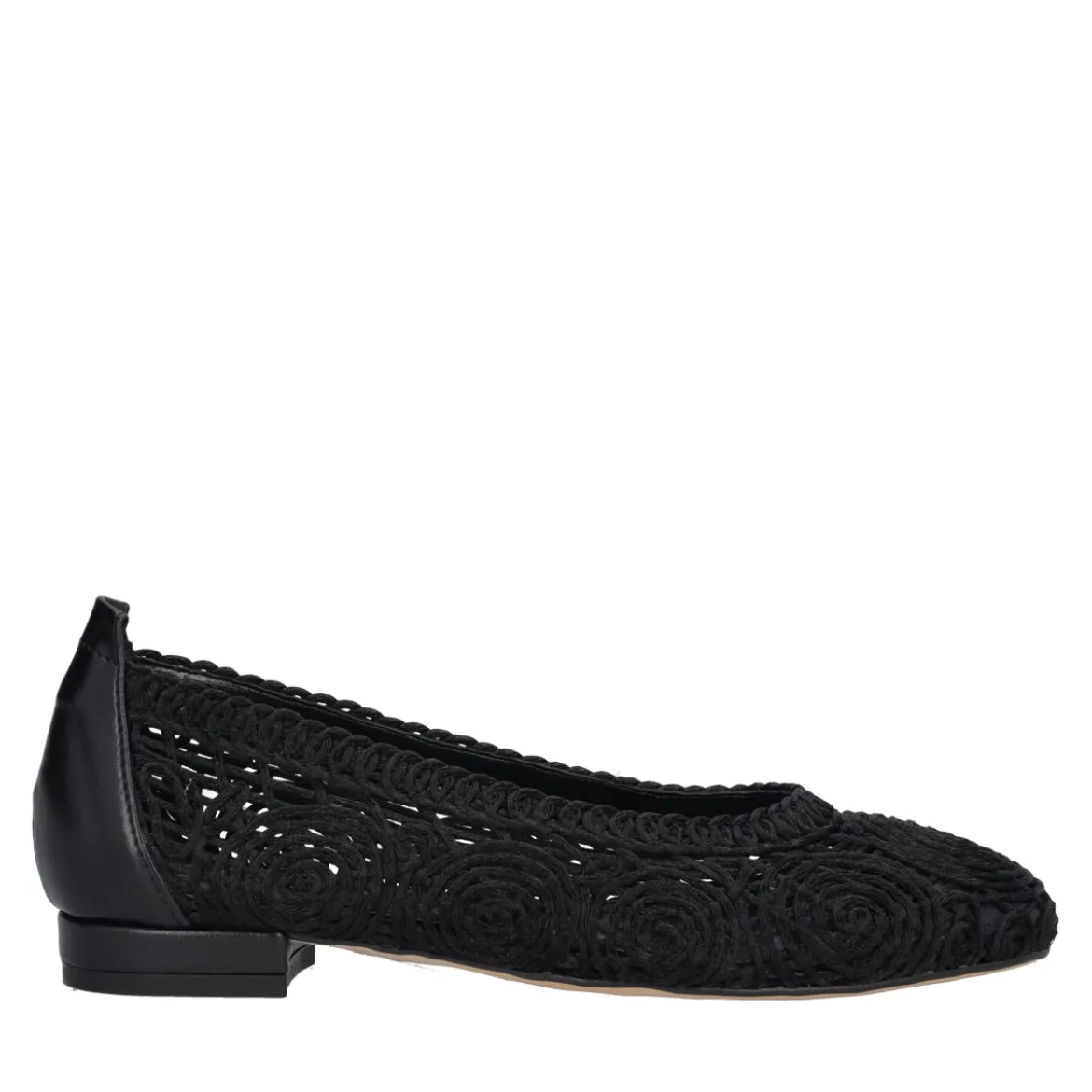 Ballerine Ricamo Nere