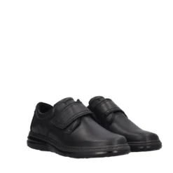 BELFAST Calzature Comfort Uomo Nere in Pelle