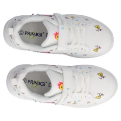 B&G GLAM Sneakers Bambina Bianche