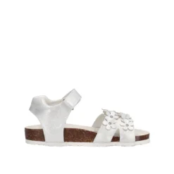 BIO SAND LIGHT Sandali bambina Bianchi con Fiori