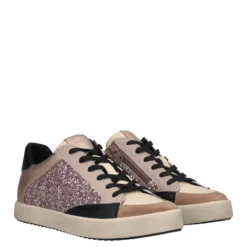 BLOMIEE Sneakers Donna Beige e Glitter
