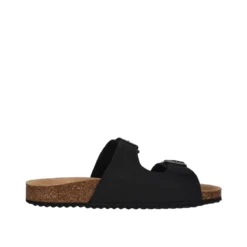 BRIONIA Ciabatte Donna Nere in Pelle