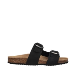 BRIONIA Ciabatte Donna Nere in Pelle