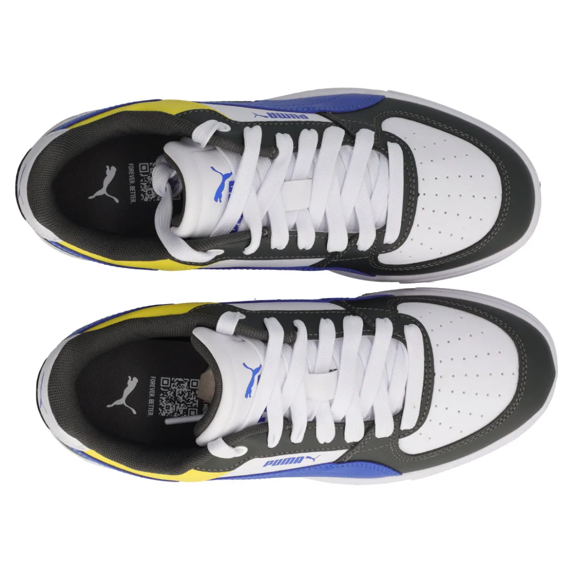 CAVEN III BLOCK JR Sneakers Junior Bianche, Grigie e Blu
