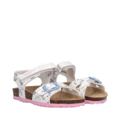 CHALKI Sandali Bambina Bianchi con Unicorni