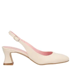 Chanel panna tacco a rocchetto