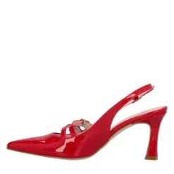 Chanel Vernice rossa alta 8 cm