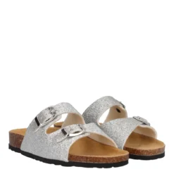 Ciabatte Bambina Argento Glitter