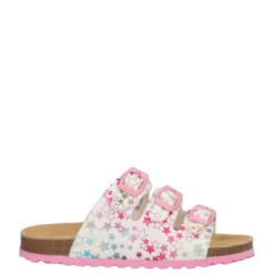 Ciabatte Bambina Bianche e Rosa