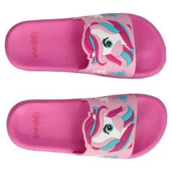 Ciabatte Bambina Fucsia Unicorno