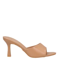 Ciabatte con Tacco Donna Beige