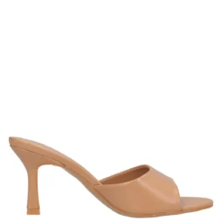 Ciabatte con Tacco Donna Beige