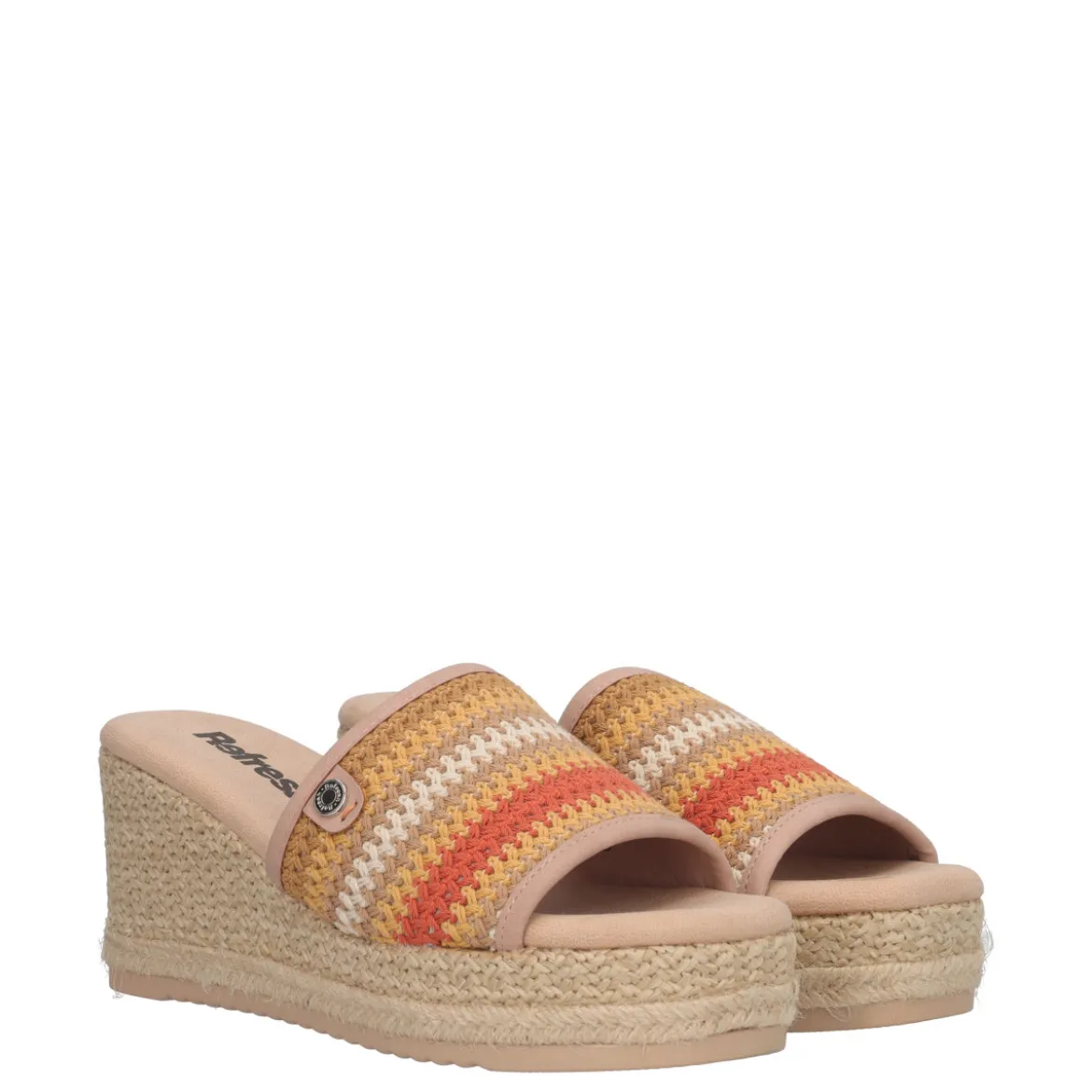 Ciabatte con Zeppa Donna Beige