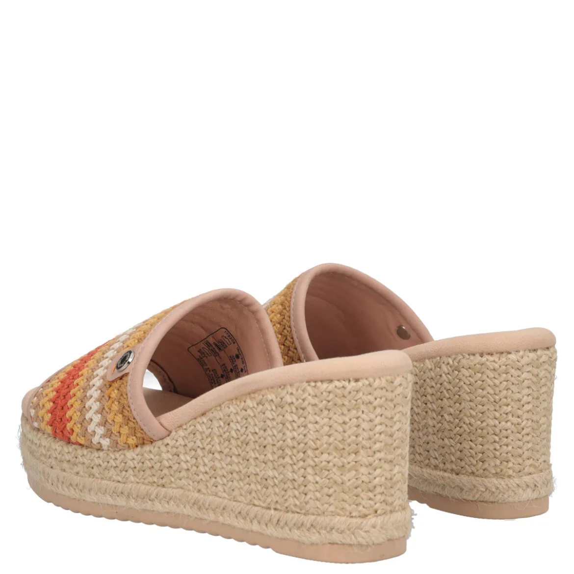 Ciabatte con Zeppa Donna Beige