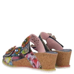 Ciabatte con Zeppa Donna Blu