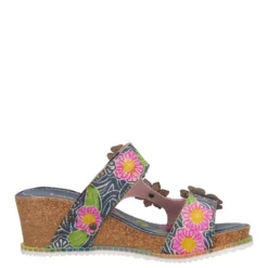 Ciabatte con Zeppa Donna Blu