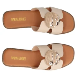 Ciabatte Donna Beige