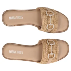 Ciabatte Donna Beige