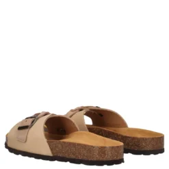 Ciabatte Donna Beige in Pelle