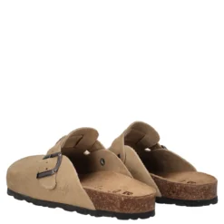 Ciabatte Donna Beige in Pelle