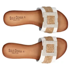 Ciabatte Donna Bianche e Beige