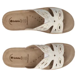 Ciabatte Donna Bianche e Beige