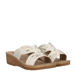 Ciabatte Donna Bianche e Beige