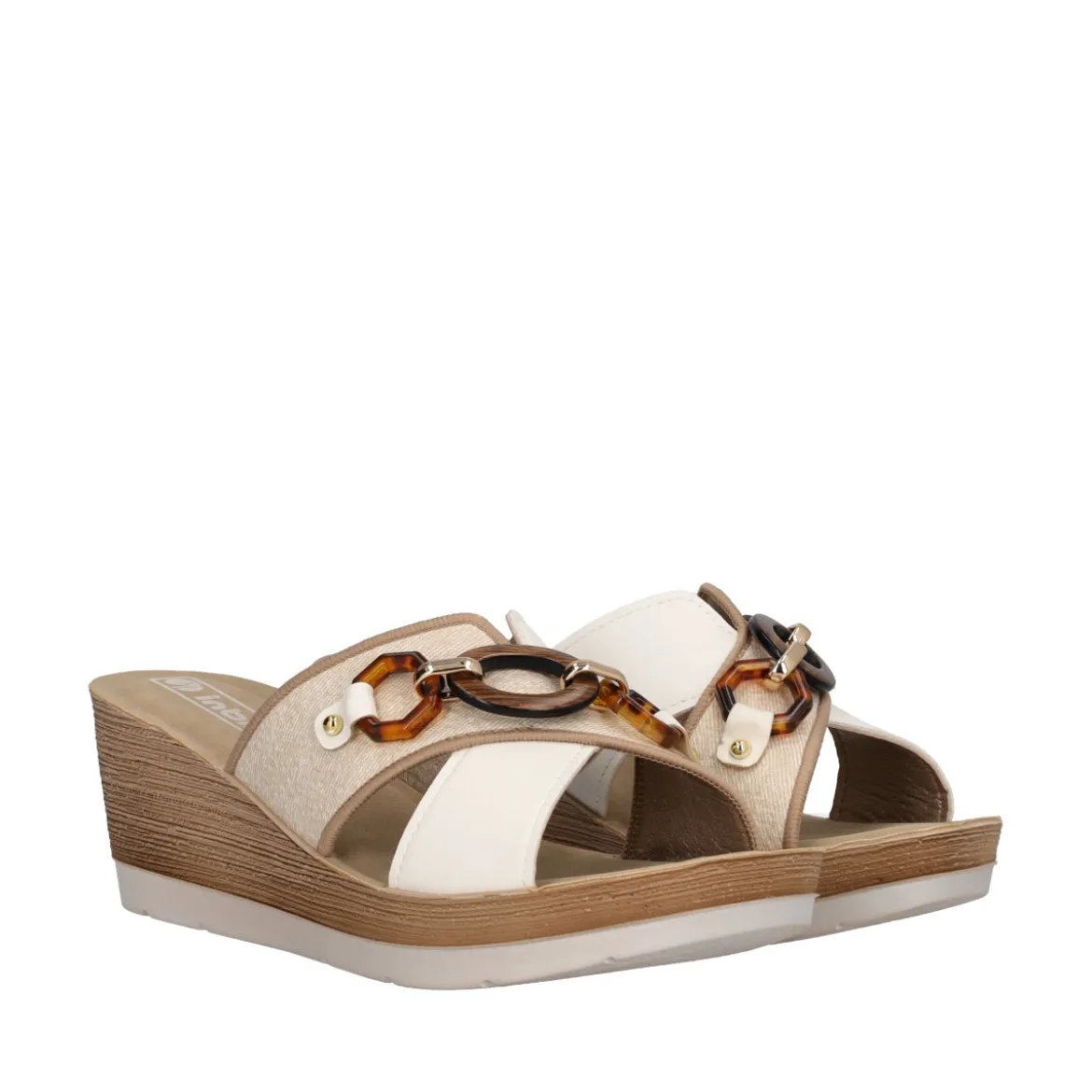 Ciabatte Donna Bianche e Beige