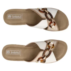 Ciabatte Donna Bianche e Beige