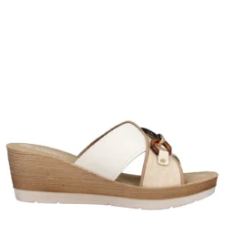 Ciabatte Donna Bianche e Beige