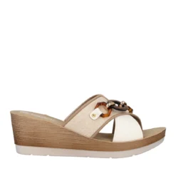 Ciabatte Donna Bianche e Beige